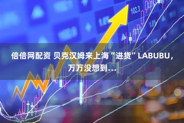 倍倍网配资 贝克汉姆来上海“进货”LABUBU，万万没想到…