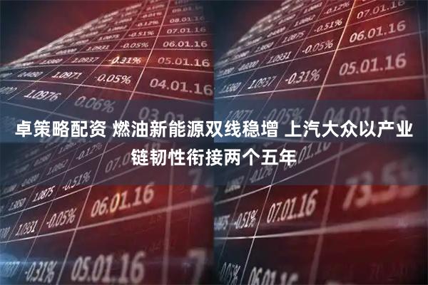 卓策略配资 燃油新能源双线稳增 上汽大众以产业链韧性衔接两个五年
